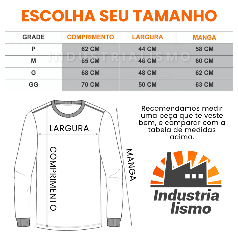 Kit 2 Camiseta Básica com Proteção UV Manga Longa SolarSafe