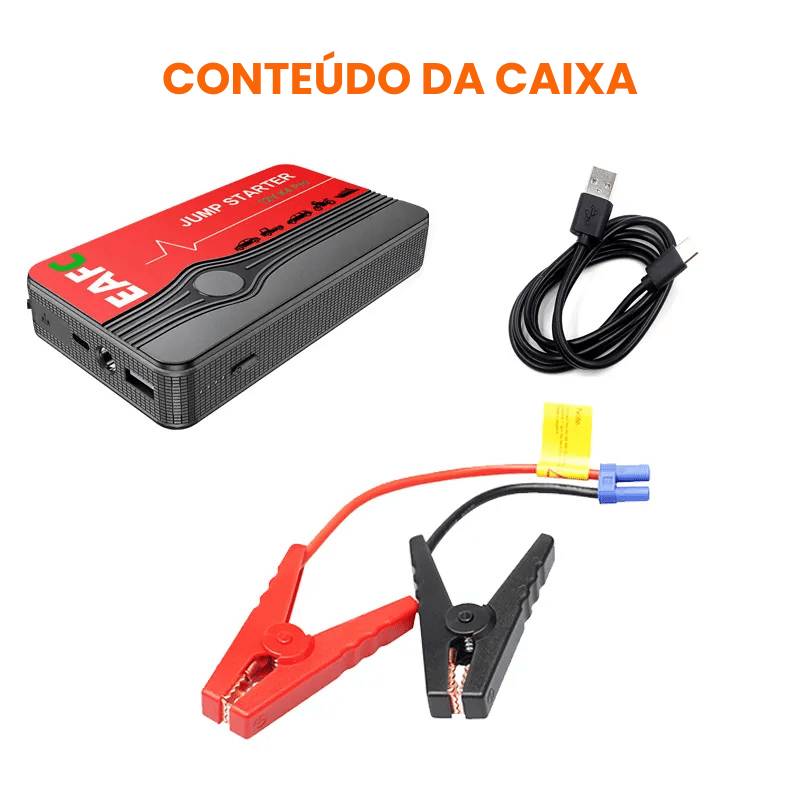 Carregador de Bateria Automotivo Bivolt Portátil