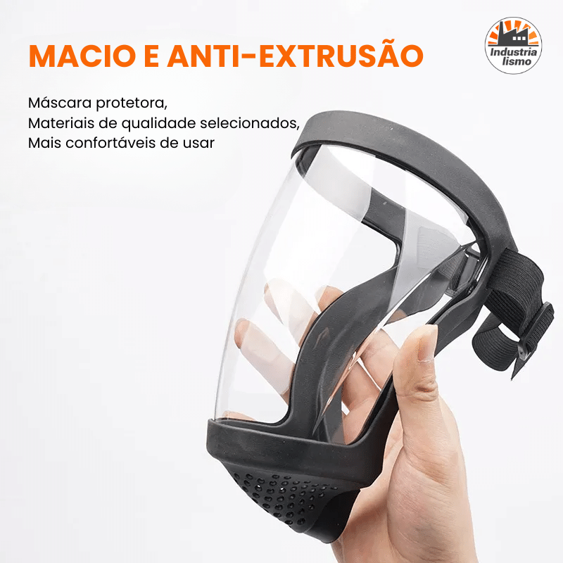 Máscara de Proteção Facial Anti-Embaçante com Filtro