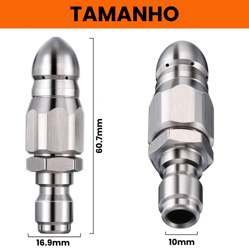 Desentupidor de Tubulação a Jato com Alta Pressão