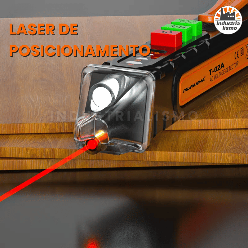 Detector de Tensão 1000v com Lanterna e LED