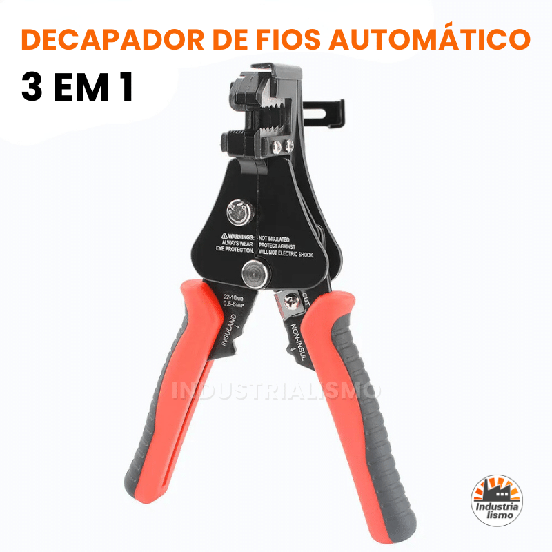 Alicate Decapador e Crimprador Automático