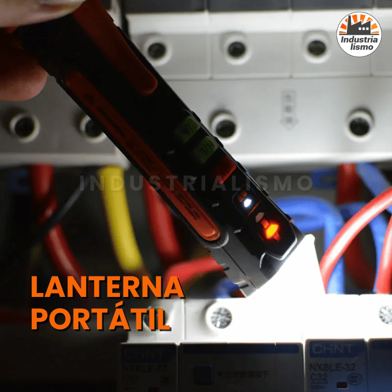 Detector de Tensão 1000v com Lanterna e LED