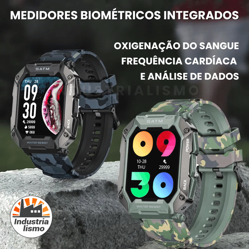 Relógio Inteligente Smartwatch Nautilus Pro à prova d'Água