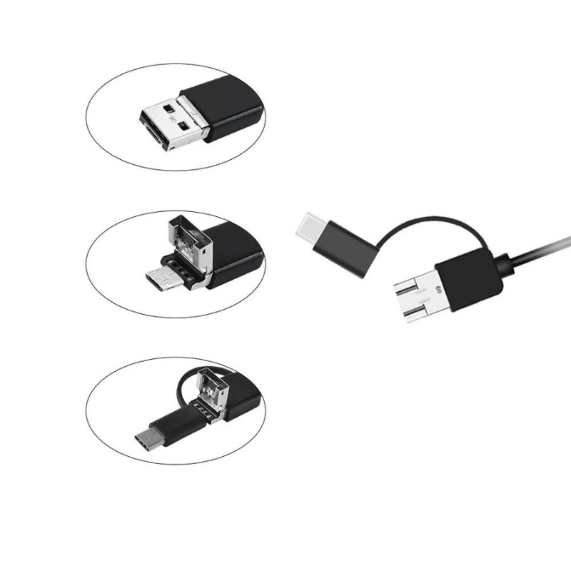 Sonda e Endoscópio Industrial para Celular à Prova d'água