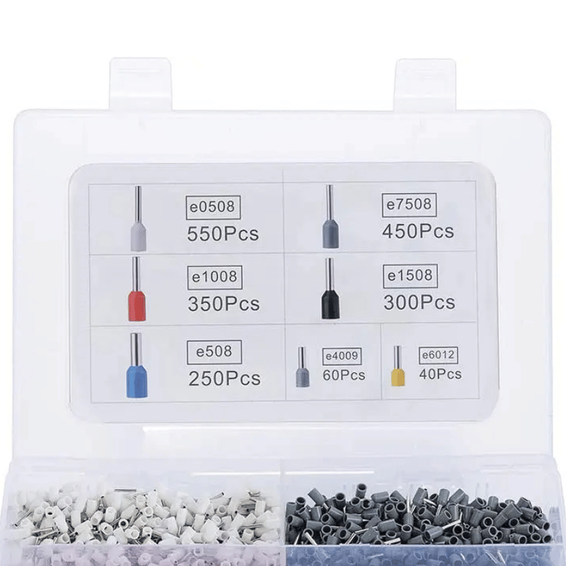 Terminal Elétricos Ilhós 1200 pcs 0,5 a 10mm²