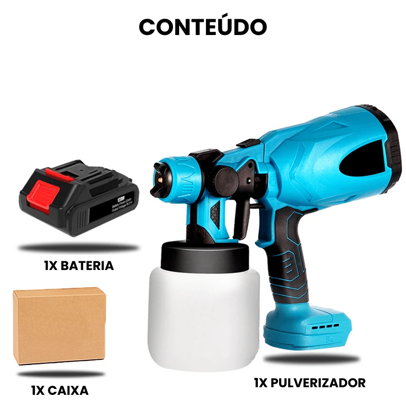 Pulverizador de Tinta Elétrico Sem Fio Industrial